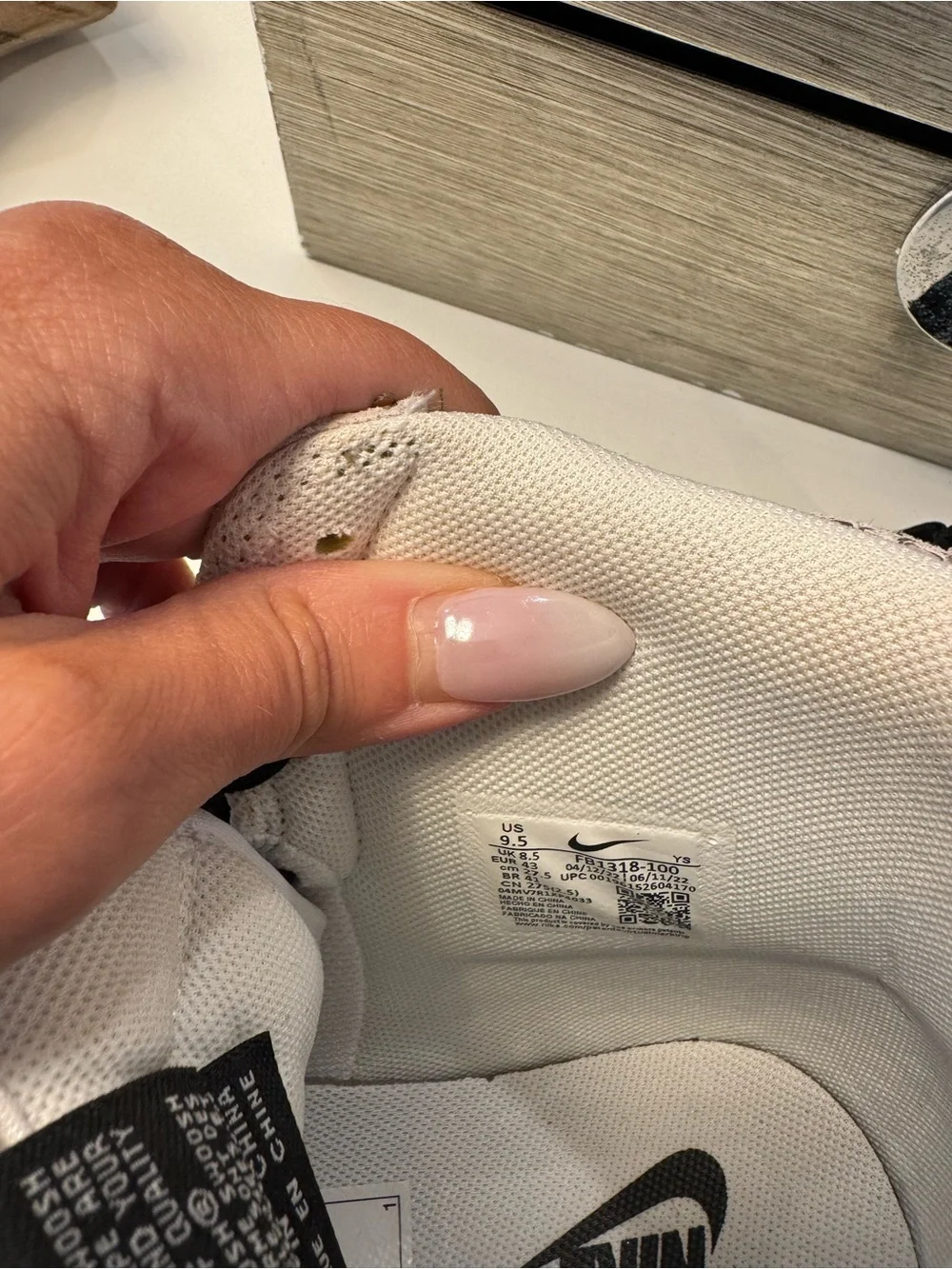 Nike High-Top Sneakers in White and Snake Print